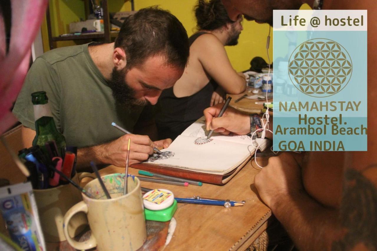 Namahstay Hostel, Cowork & Artist Residency Arambol Exteriör bild