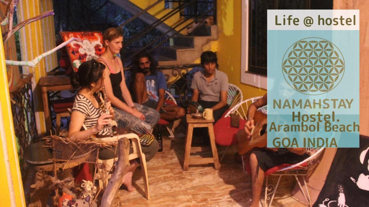 Namahstay Hostel, Cowork & Artist Residency Arambol Exteriör bild