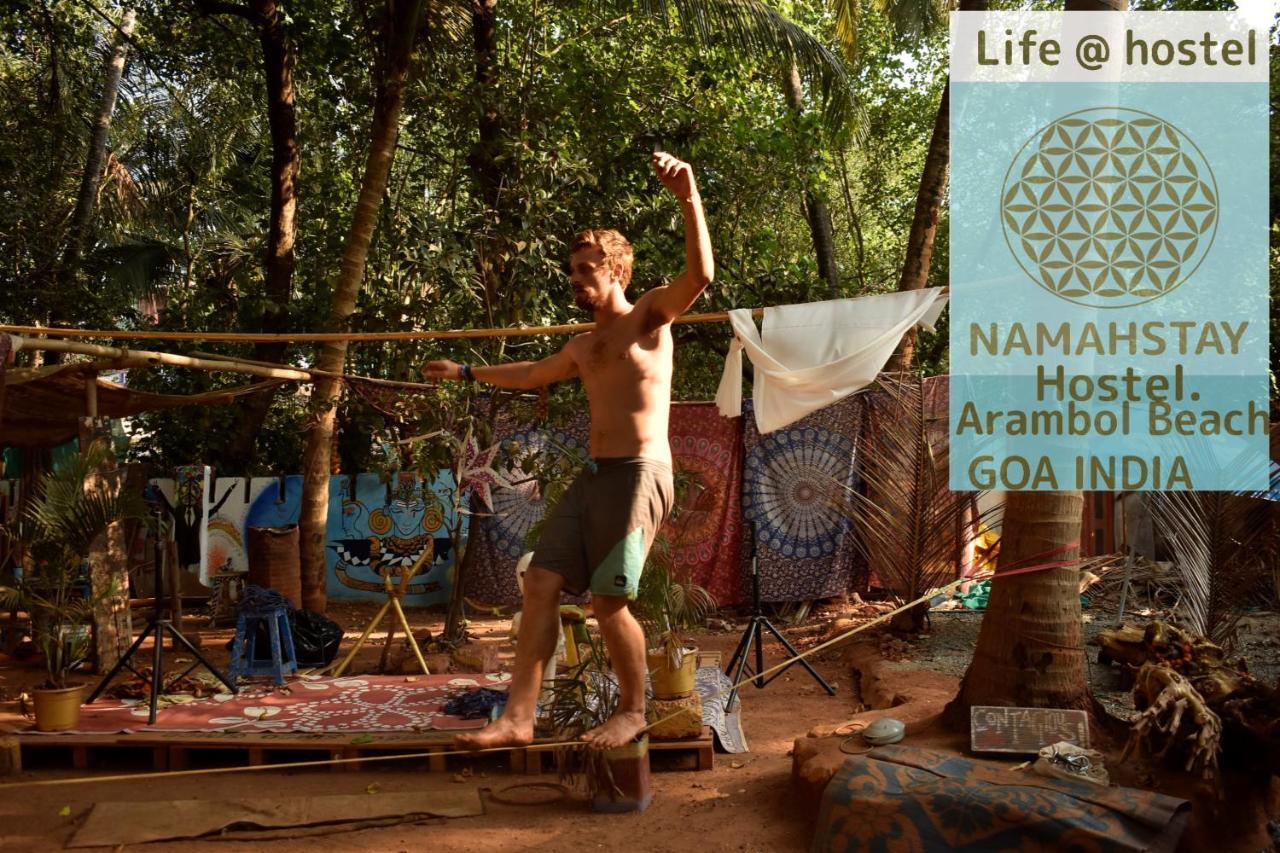 Namahstay Hostel, Cowork & Artist Residency Arambol Exteriör bild